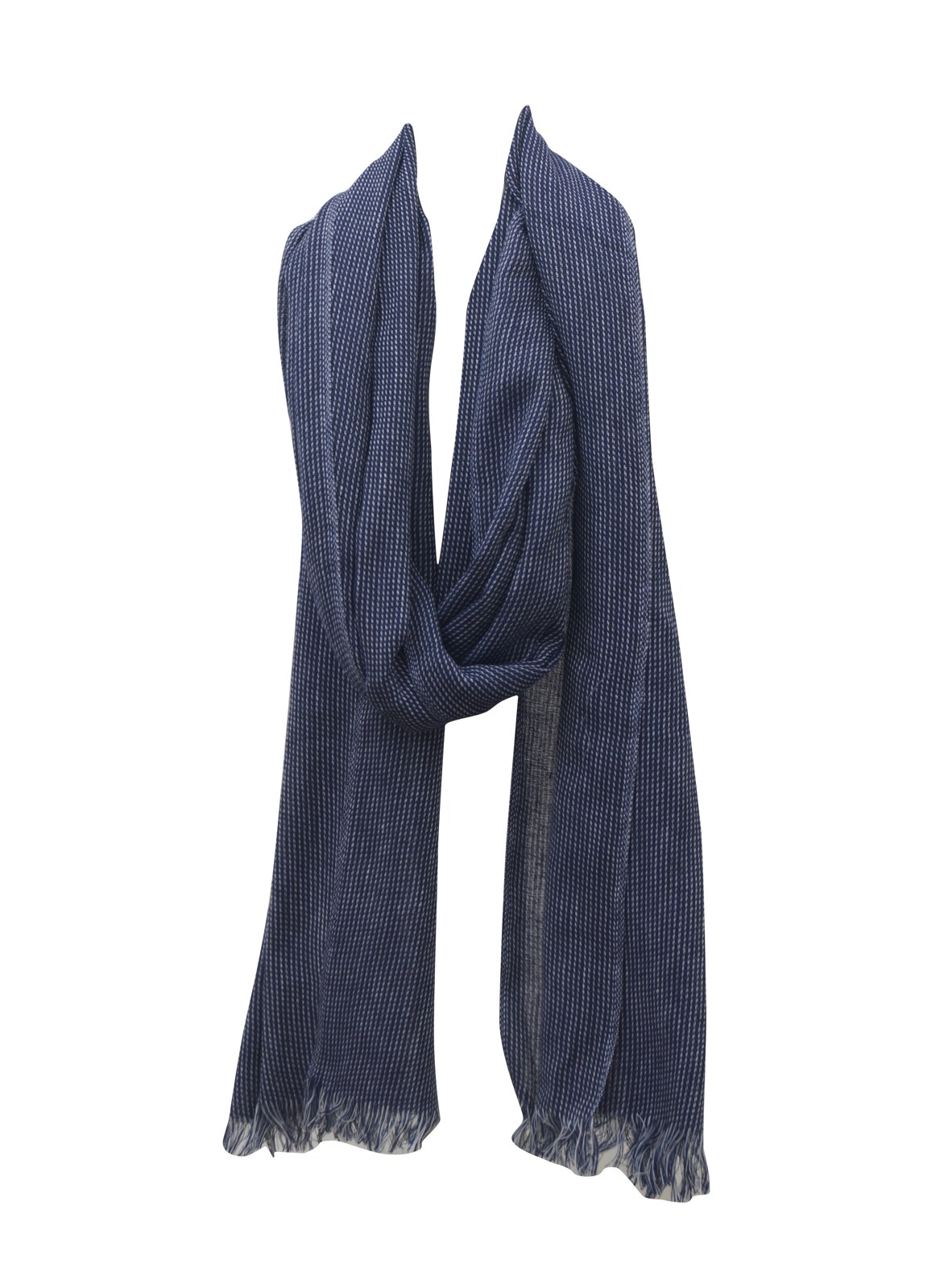 Navy dyed scarf