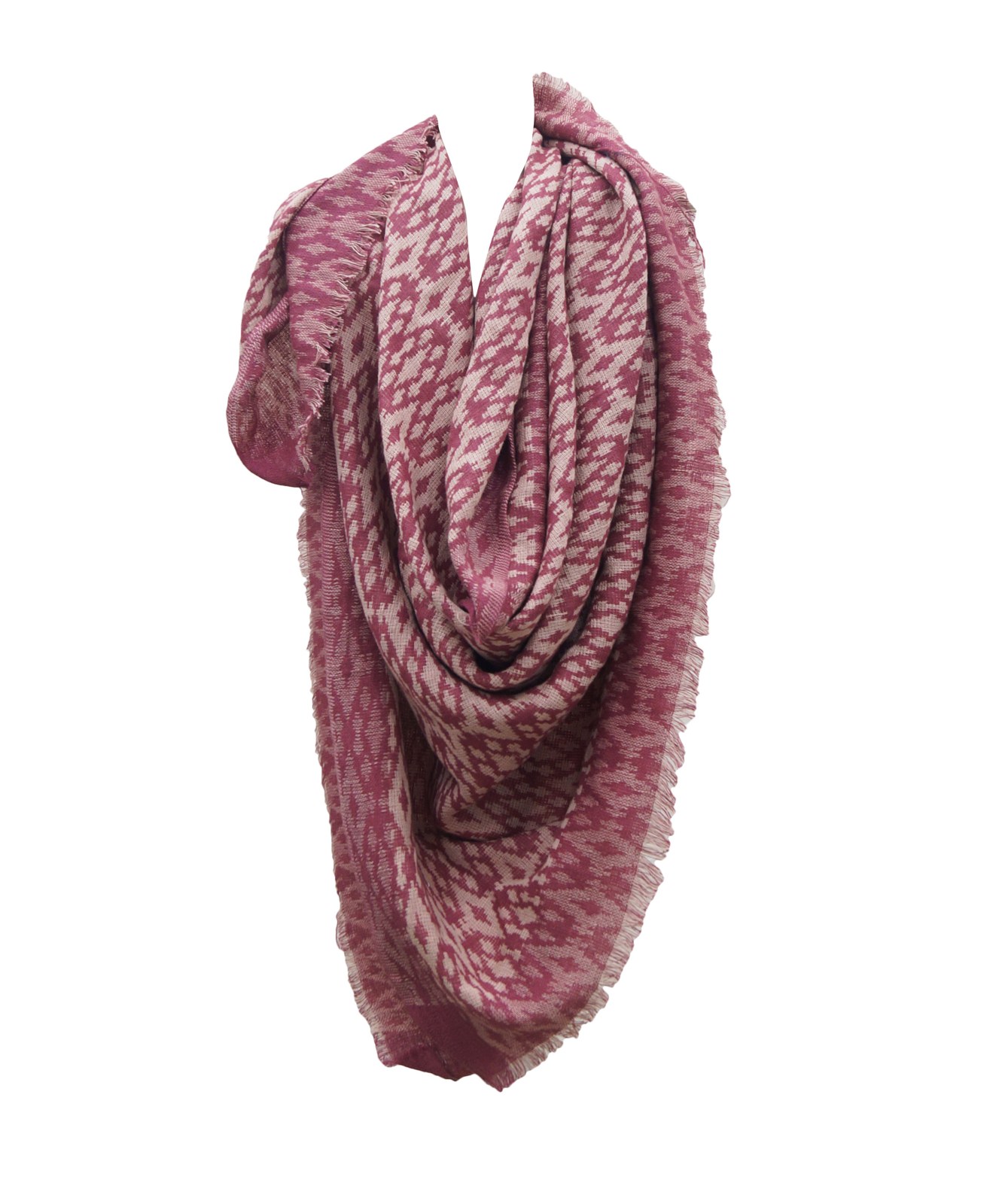 Pink jacquard wrap