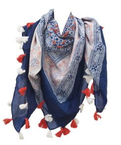 Cotton Printed Tassels Scarves Manufacturers