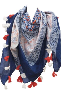 Cotton Printed Tassels Scarves Manufacturers