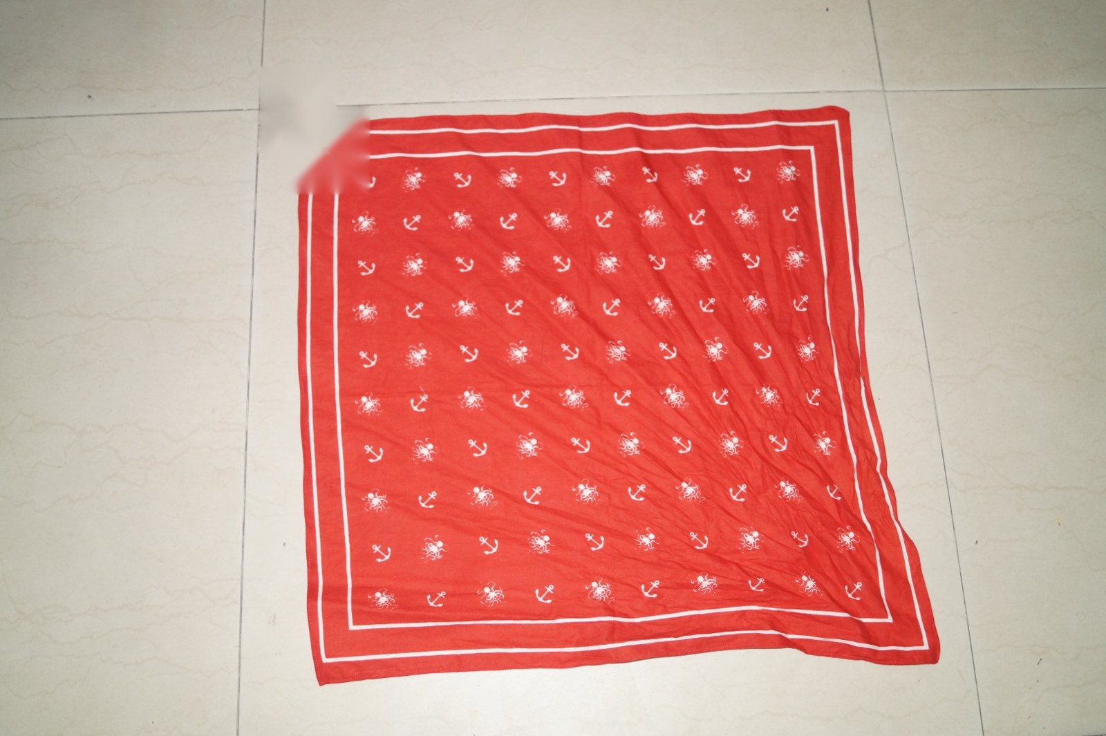 Printed cotton bandana