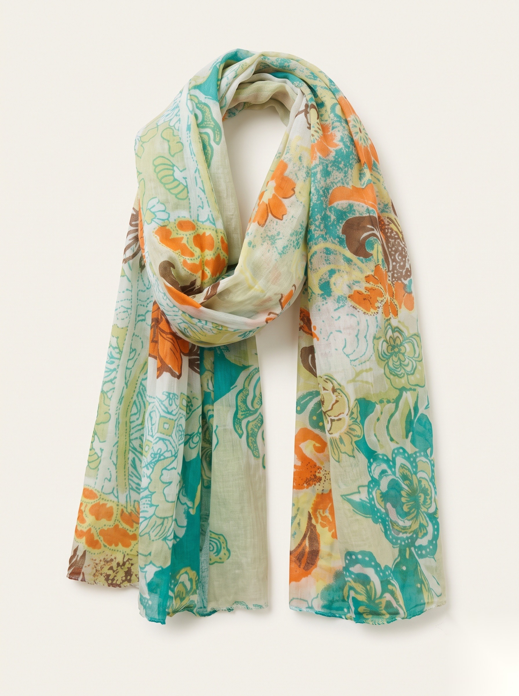 Cotton Printed Scarves, KK Fashion Exports