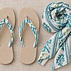 Vaksesett, Skjerf, Flip-flops.