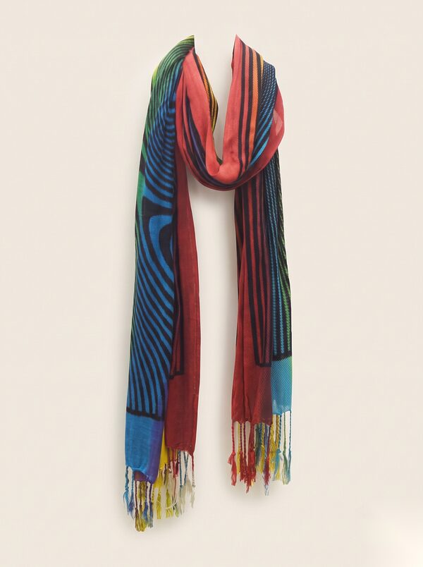 Linen Printed Scarves, KK Fashion Exports
