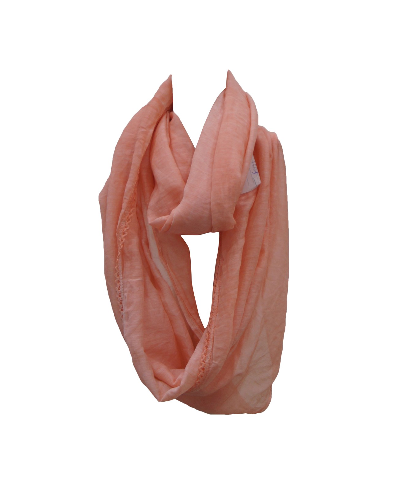 Peach loop scarf