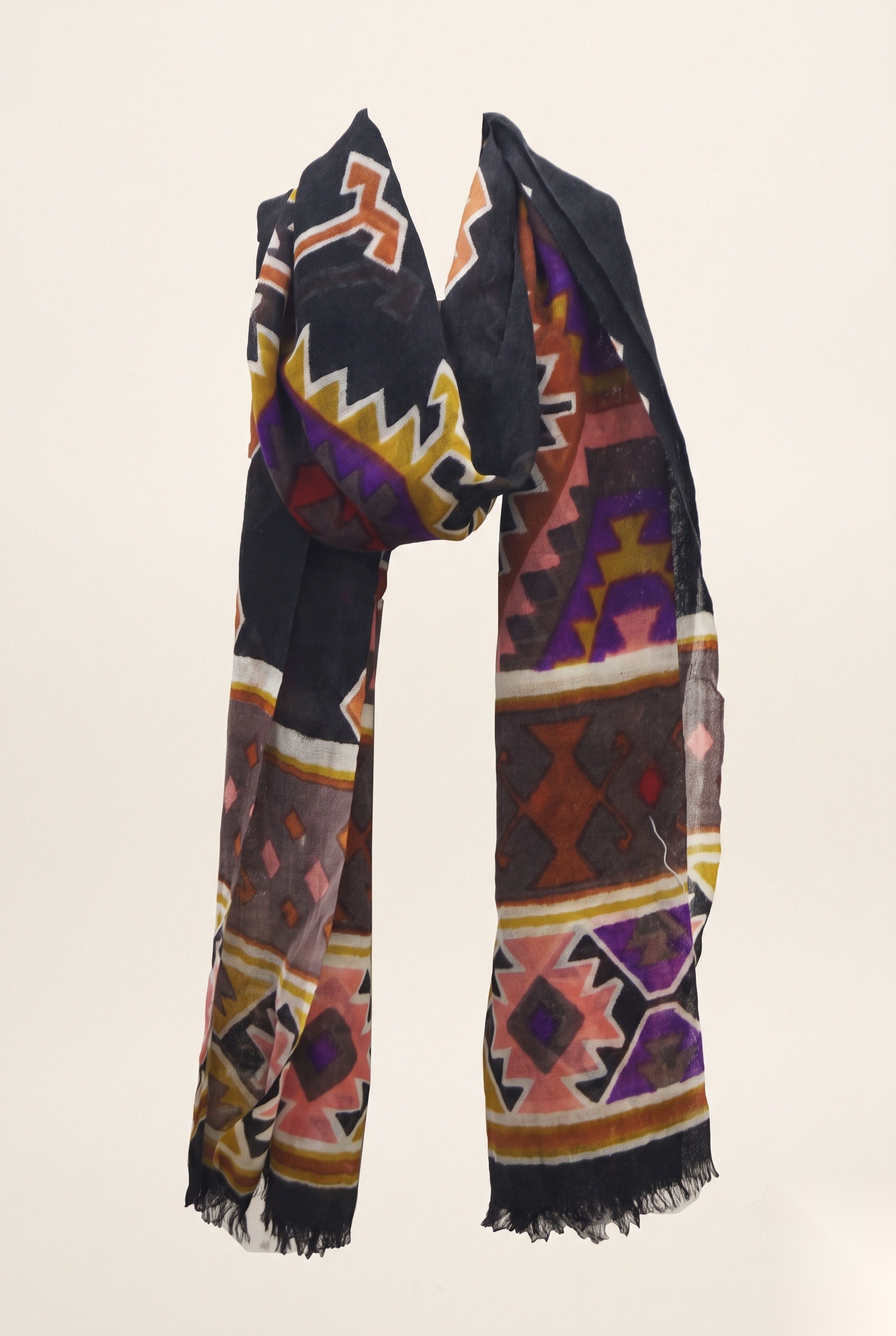 Wool Printed Scarves, KK Fashion Exports