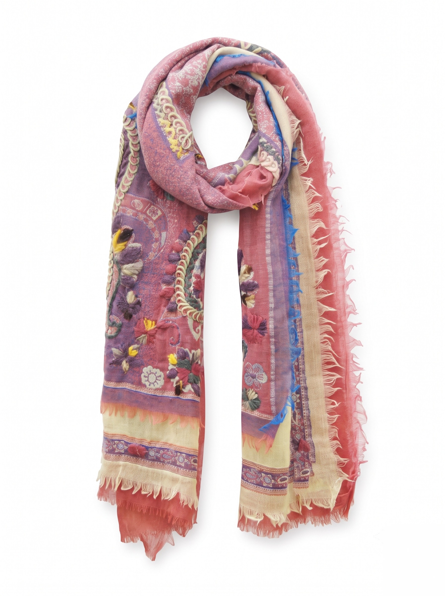 Wool Printed Scarves, KK Fashion Exports