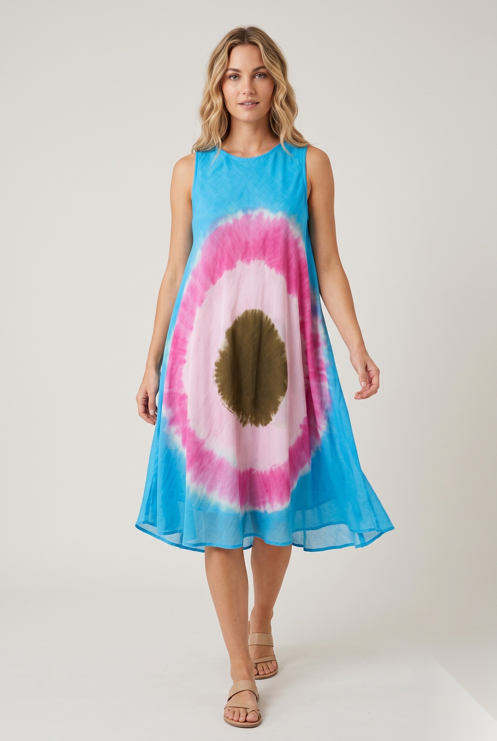 Umbrella Dress worn by a model, KK Fashion Exports