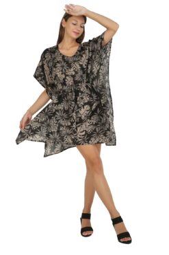 Polyester bedrukte strandkaftans