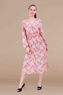 Polyster Printed Dress