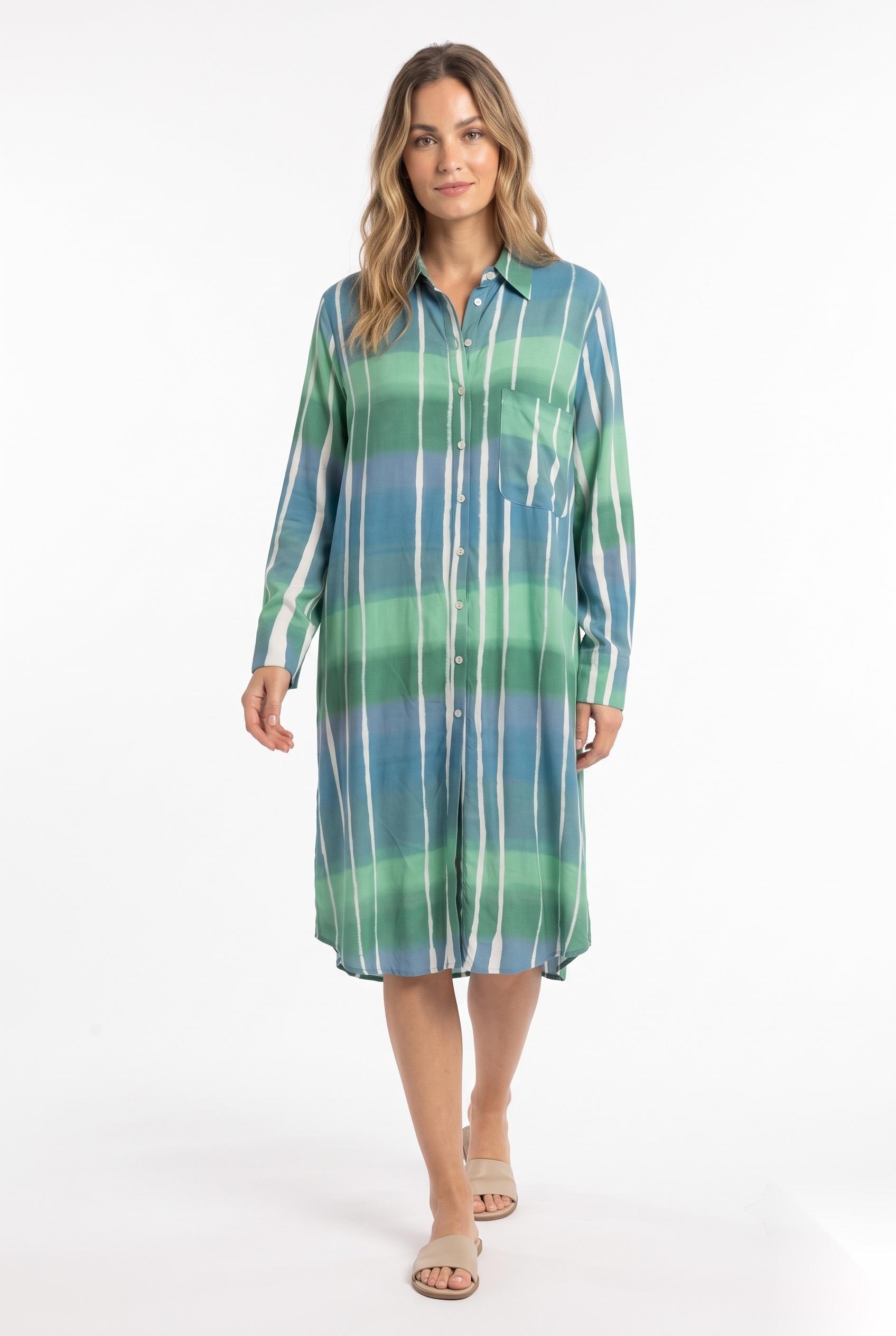 Viscose Printed Shirts worn by a model, KK Fashion Exports