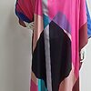 Digital Printed Silk Kaftan Tops