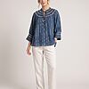 Embroidered Cotton Jacquard Tops
