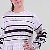 Embroidered Cotton Jacquard Tops