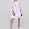 Embroidered Cotton Jacquard Tops