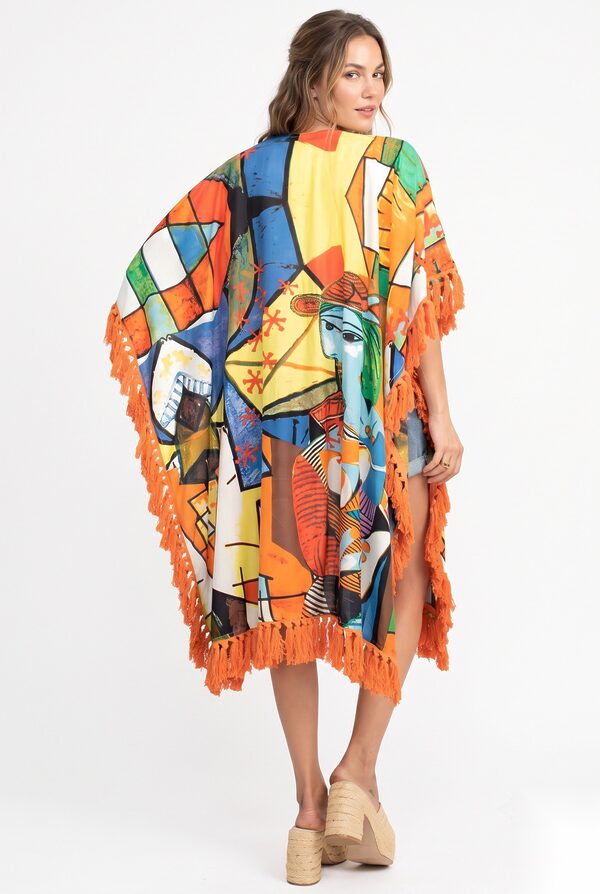 Floral Viscose Kimono Wraps style 1 by KK Fashion Exports