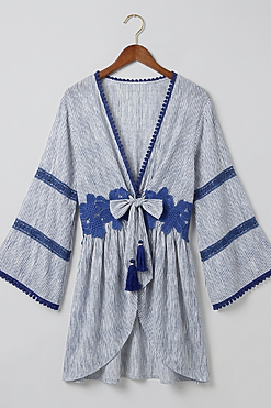 Floral Viscose Kimono Wraps