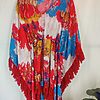 Tasseled Waterfall Viscose Beach Kaftan
