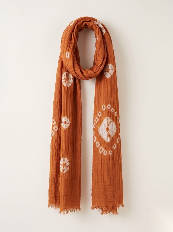 Foulards en coton Shibori tie-dye, KK Fashion Exports