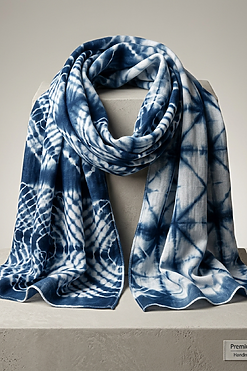 Tie-Dye Shibori Cotton Scarves