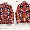 Arrowhead Vine Cotton Suzani Jacket