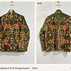 Butterfly Garden Velvet Suzani Jacket
