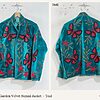 Butterfly Garden Velvet Suzani Jacket