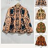 Carnation Bloom Cotton Suzani Jacket