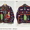 Christmas Day Velvet Suzani Jacket
