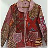 Collared Pocket Quilted Patchwork Jacket