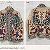 Crimson Leaf Cotton Suzani Jacket