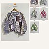 Cropped Quilted Patchwork Jacket