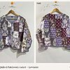 Cropped Quilted Patchwork Jacket