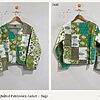 Cropped Quilted Patchwork Jacket