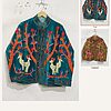 Deer & Tree Velvet Suzani Jacket