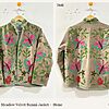 Dragonfly Meadow Velvet Suzani Jacket