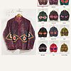 Evil Eye Rays Velvet Suzani Jacket