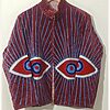 Evil Eye Rays Velvet Suzani Jacket