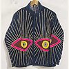 Evil Eye Rays Velvet Suzani Jacket