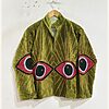 Evil Eye Rays Velvet Suzani Jacket