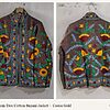 Fan Blossom Tree Cotton Suzani Jacket