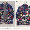 Fan Blossom Tree Cotton Suzani Jacket