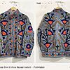 Fan Blossom Tree Cotton Suzani Jacket