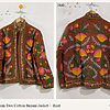 Fan Blossom Tree Cotton Suzani Jacket