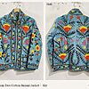 Fan Blossom Tree Cotton Suzani Jacket
