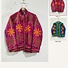 Marigold Hearts Velvet Suzani Jacket