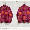 Marigold Hearts Velvet Suzani Jacket