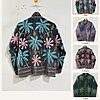 Palm & Daisy Velvet Suzani Jacket
