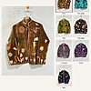 Palm Sunset Velvet Suzani Jacket