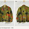 Palm Sunset Velvet Suzani Jacket